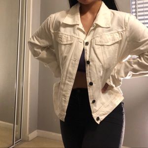 White Denim Jacket